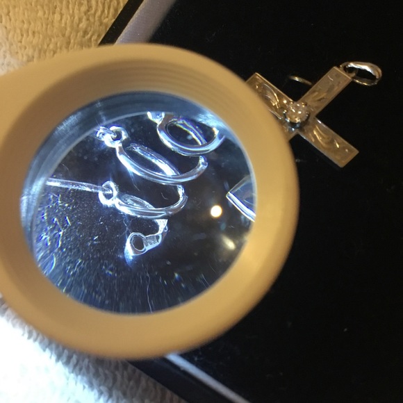 14K White Gold & White Freshwater Pearls Dangle Pendant - Picture 9 of 16